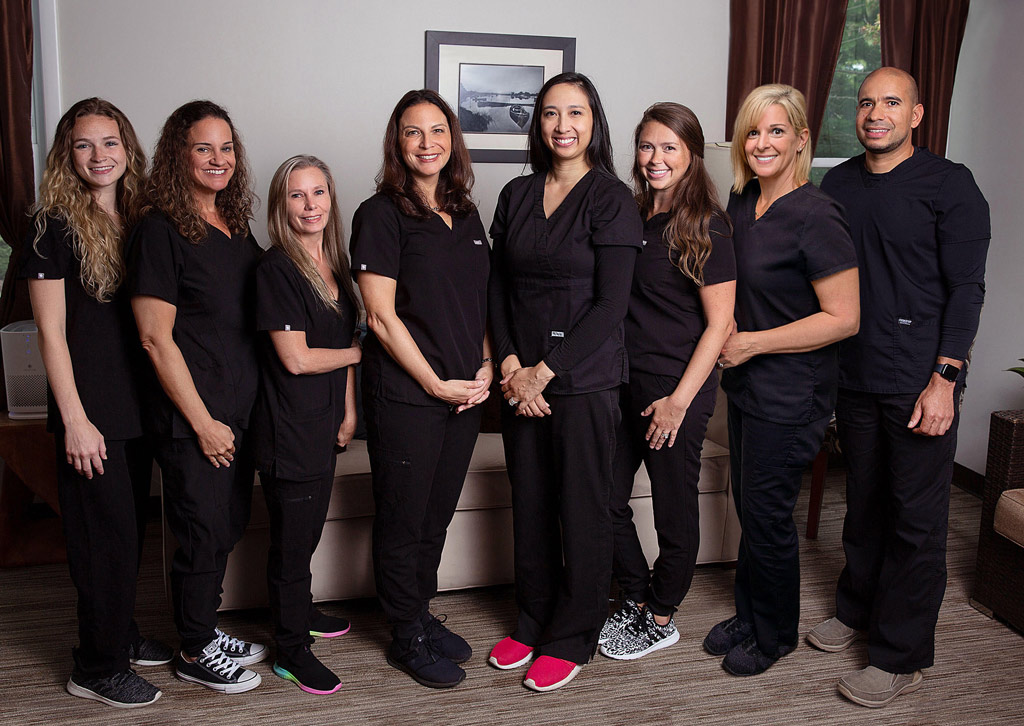 Photograph of dental staff at Chesapeake Dental Arts in Arnold, ME.
